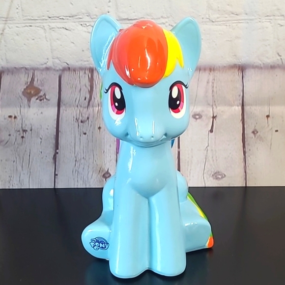 2015 My Little Pony MLP Official Hasbro Piggy Bank Ceramic Statue Collectible - Picture 1 of 17